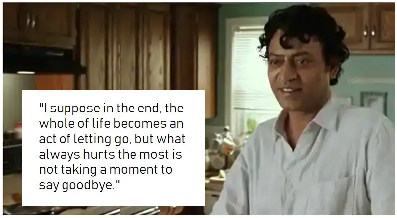Irrfan khan's 'letting go' dialogue in Life of Pi