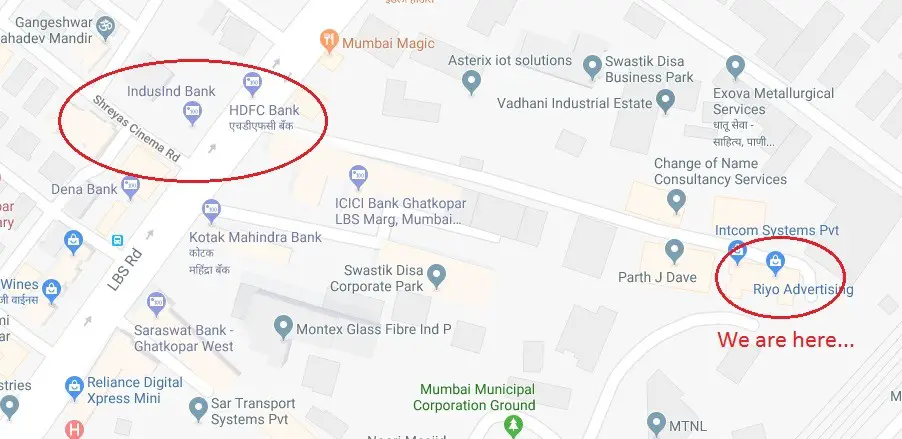 BollywoodPresents office map